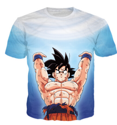 Unisex Dragon Ball Z SonGoku Kamehameha T-Shirt