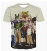 Dragon Ball Z Anime Characters 3D T-Shirt