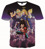 Women/Men Anime DBZ 3d Short Sleeve Tshirt
