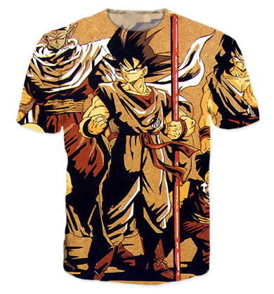 Dragon Ball Z Super Saiyan 3D T shirt