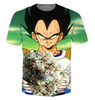 Dragon Ball Z Super Saiyan 3D T shirt