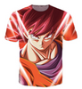 Dragon Ball Z Super Saiyan 3D T shirt
