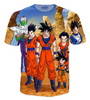 Dragon Ball Z Super Saiyan 3D T shirt