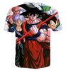 Dragon Ball Z Super Saiyan 3D T shirt