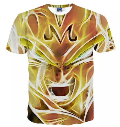 Women/Men Anime DBZ 3d Short Sleeve Tshirt